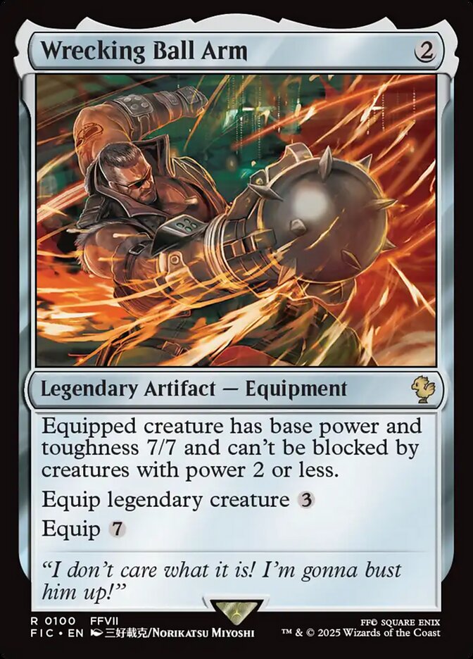 Wrecking Ball Arm card front