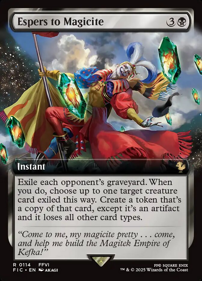 Espers to Magicite card front