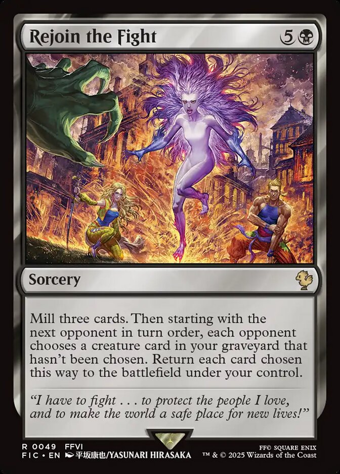 Rejoin the Fight card front
