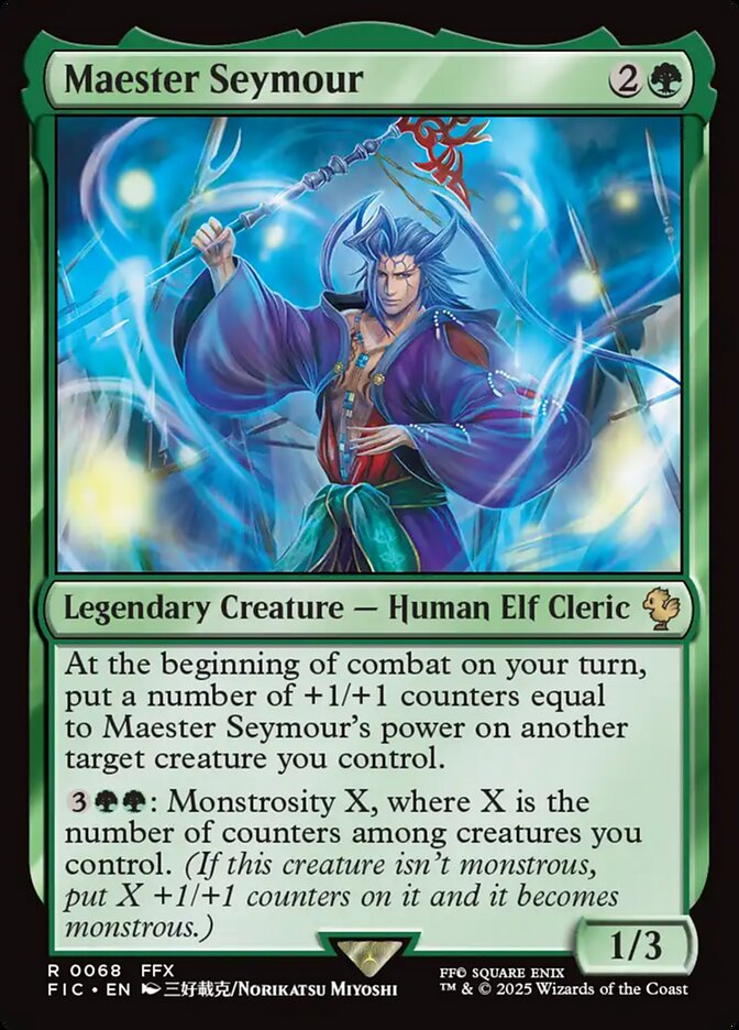 Maester Seymour card front