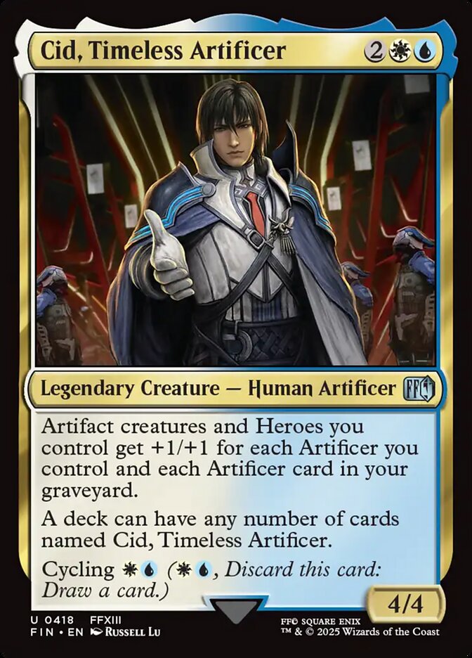 Cid, Timeless Artificer card front
