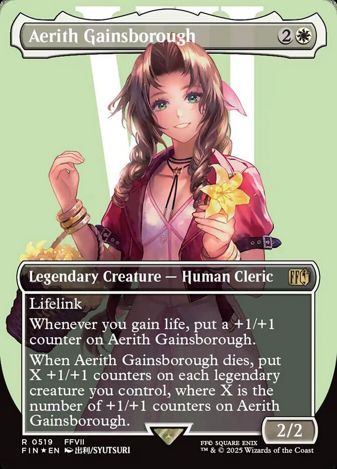 Aerith Gainsborough card front
