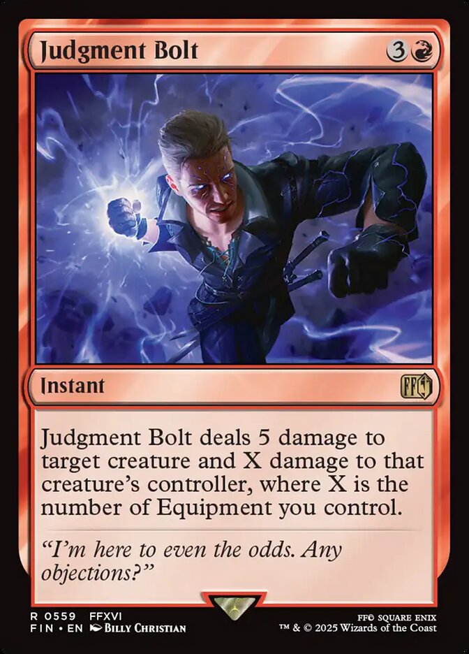 Judgment Bolt card front