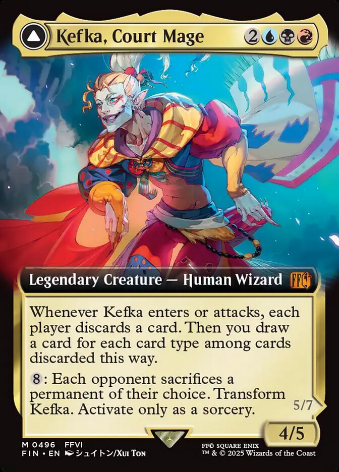 Kefka, Court Mage card front