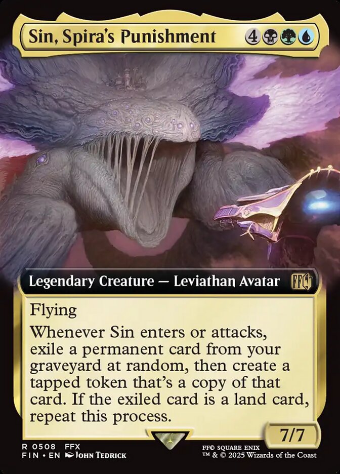 Sin, Spira's Punishment card front