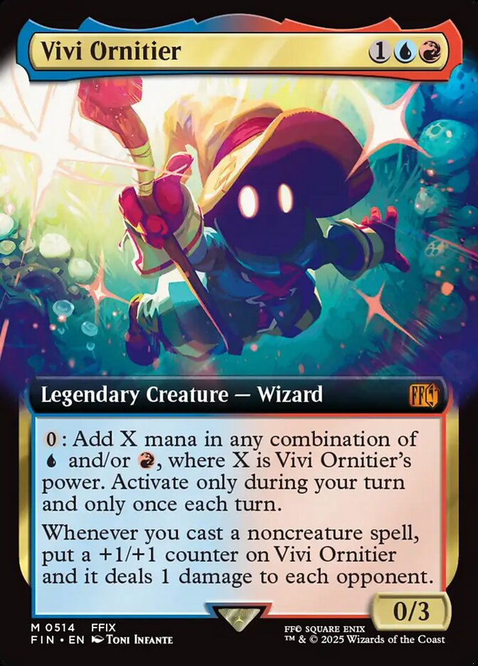 Vivi Ornitier card front