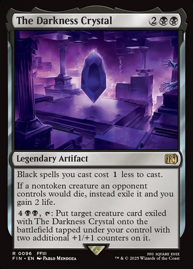 The Darkness Crystal card front