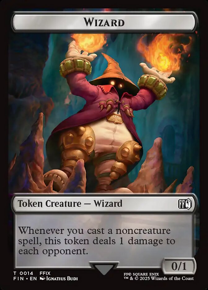 Wizard card front