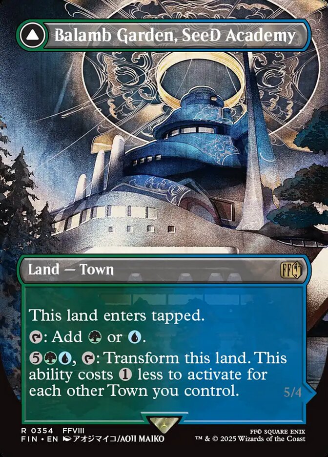 Balamb Garden, SeeD Academy card front