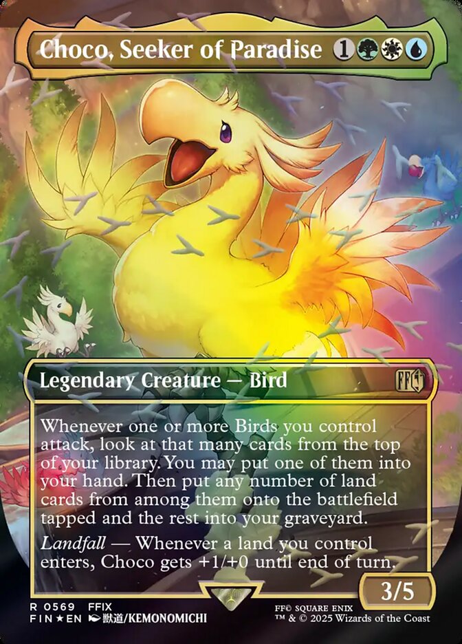 Choco, Seeker of Paradise card front
