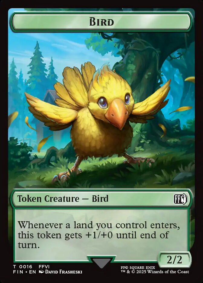 Bird card front
