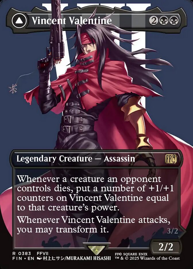 Vincent Valentine card front