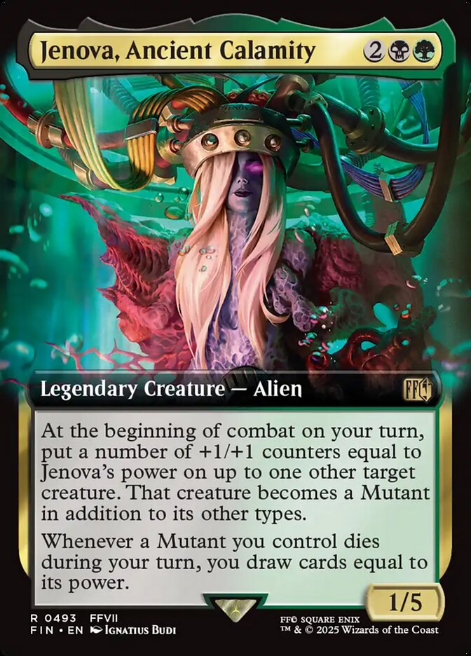 Jenova, Ancient Calamity card front