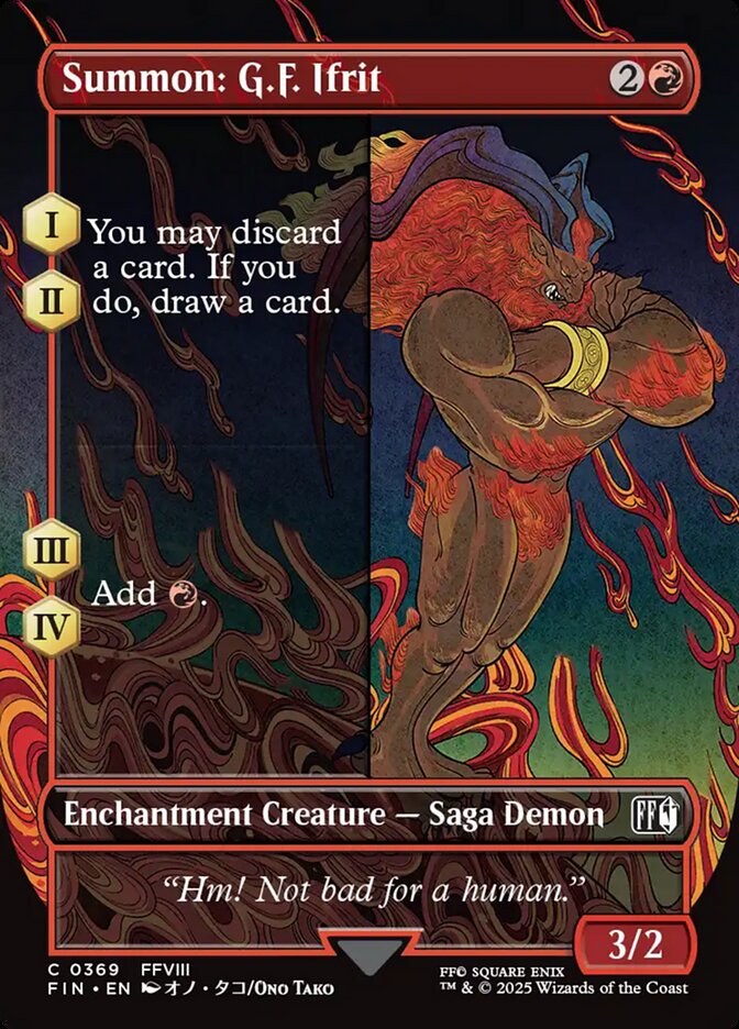 Summon: G.F. Ifrit card front