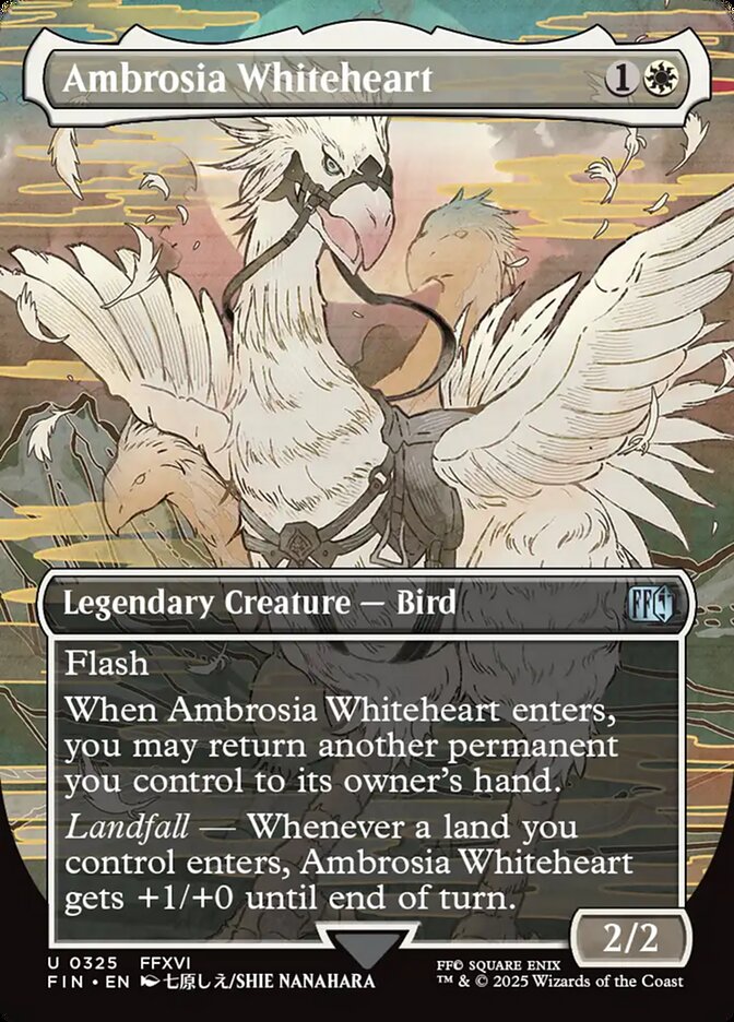 Ambrosia Whiteheart card front