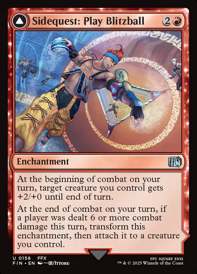 Sidequest: Play Blitzball card front