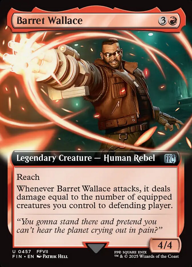 Barret Wallace card front