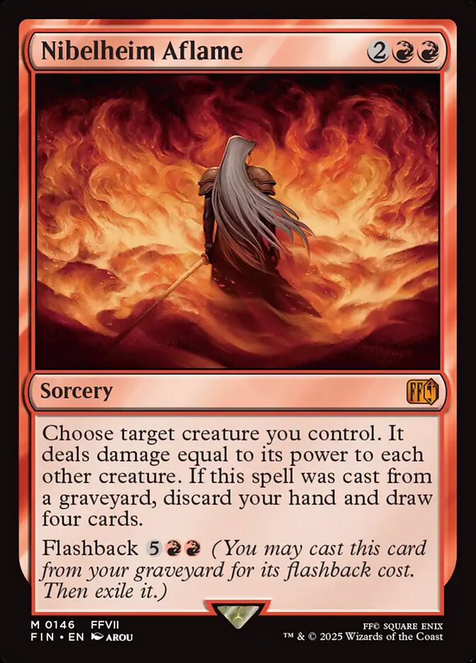 Nibelheim Aflame card front