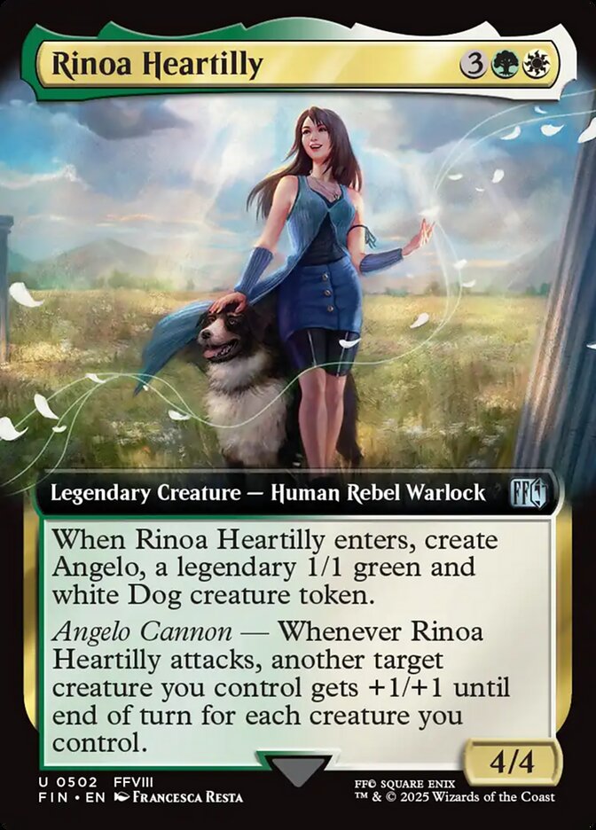 Rinoa Heartilly card front