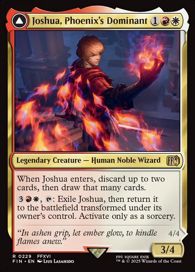 Joshua, Phoenix's Dominant card front