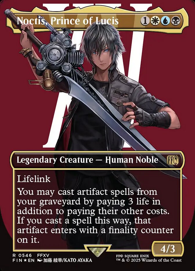 Noctis, Prince of Lucis card front