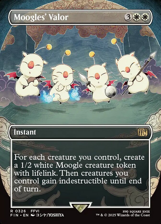 Moogles' Valor card front
