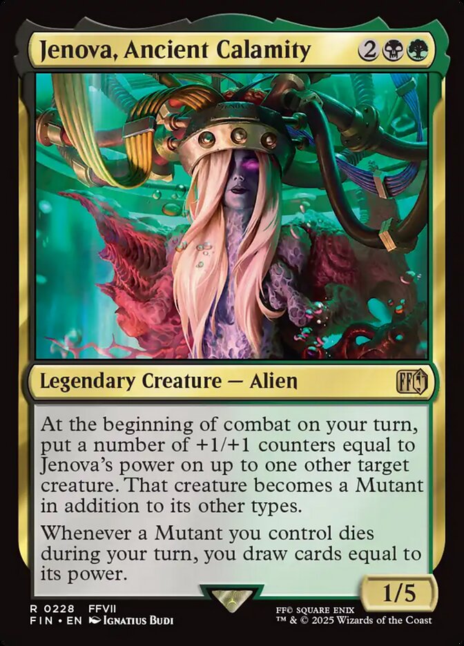 Jenova, Ancient Calamity card front