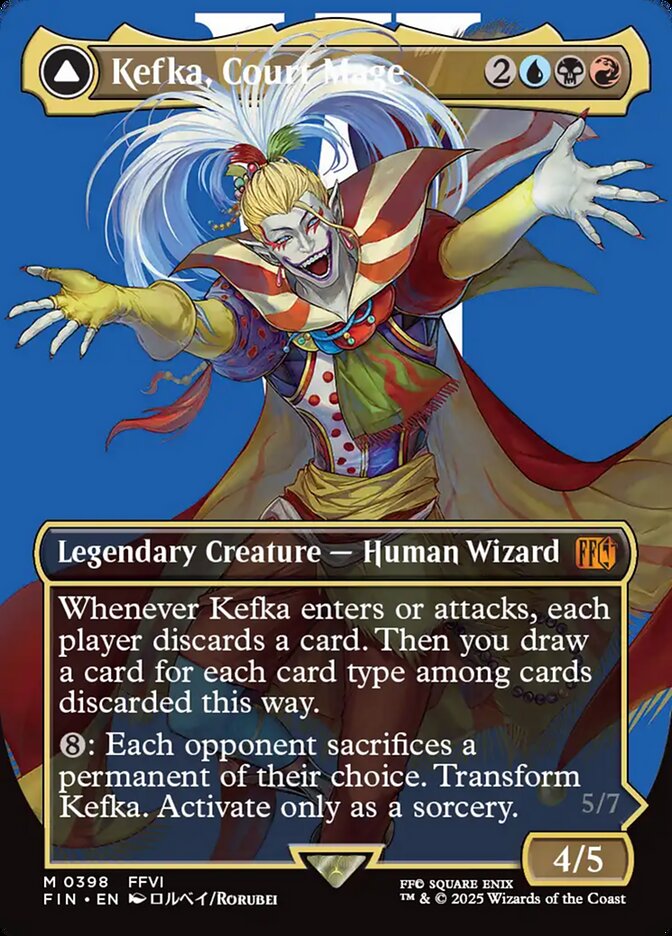 Kefka, Court Mage card front
