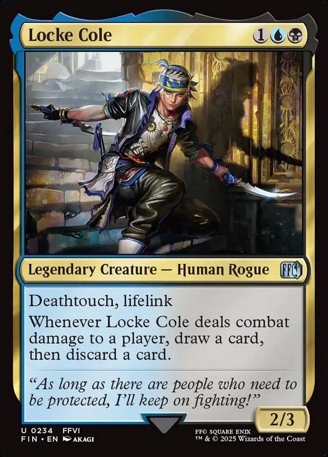 Locke Cole card front