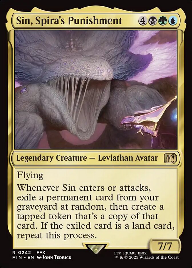 Sin, Spira's Punishment card front