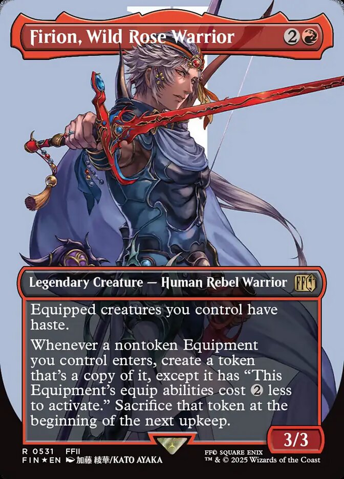 Firion, Wild Rose Warrior card front
