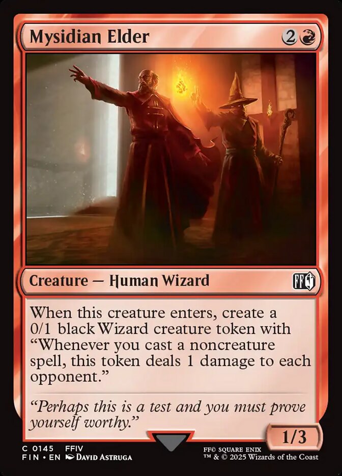 Mysidian Elder card front