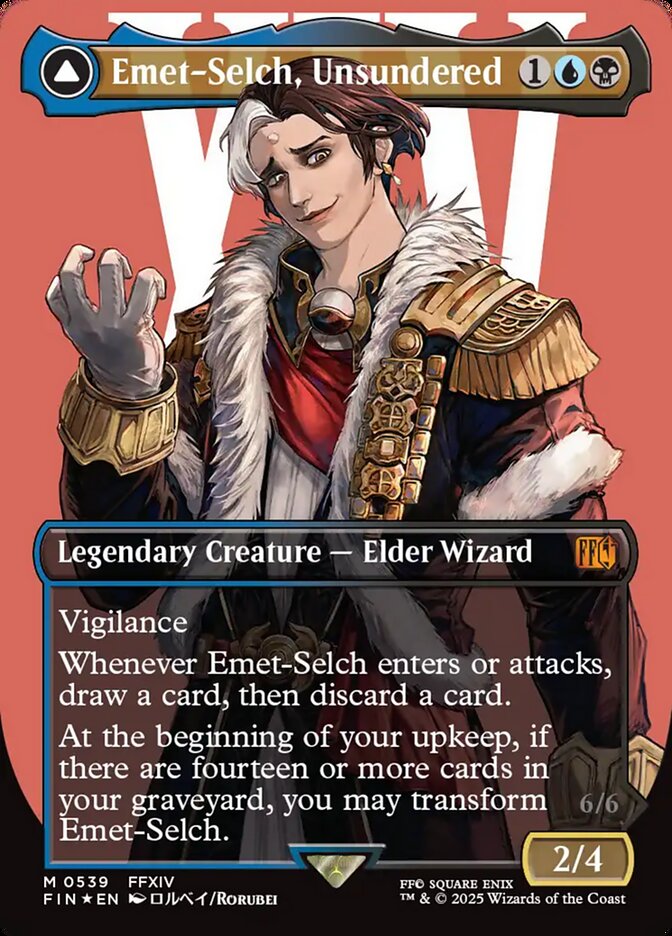 Emet-Selch, Unsundered card front