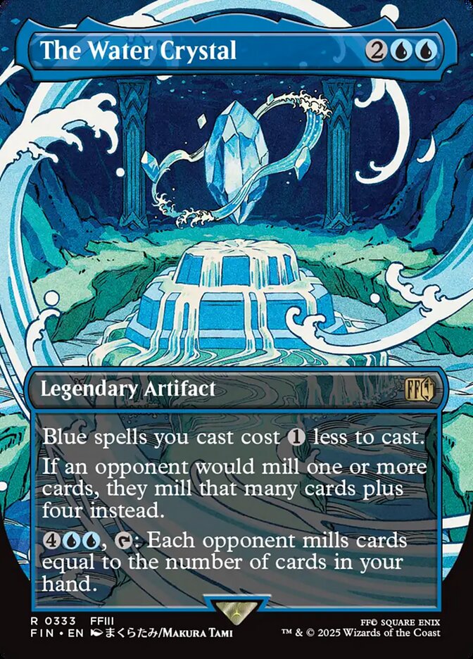 The Water Crystal card front
