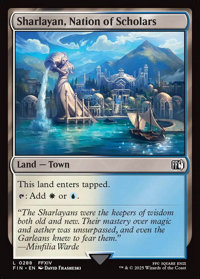 Sharlayan, Nation of Scholars card front