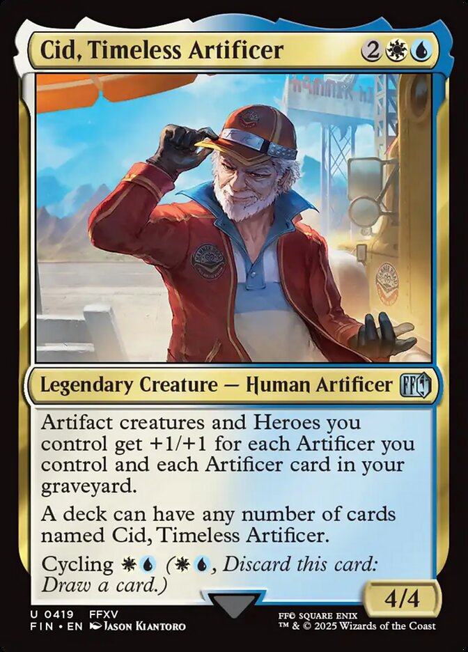Cid, Timeless Artificer card front