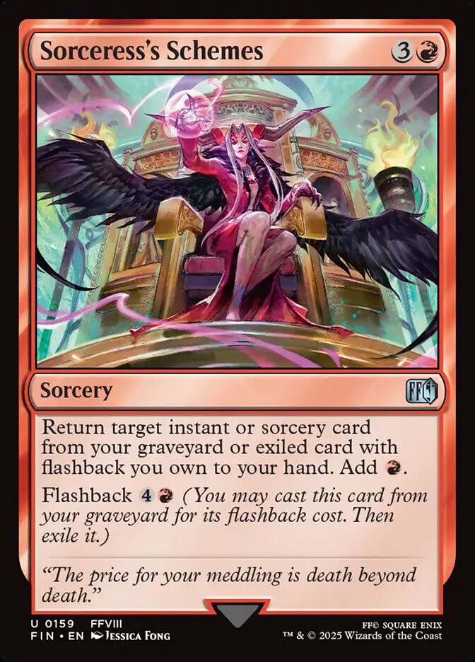 Sorceress's Schemes card front