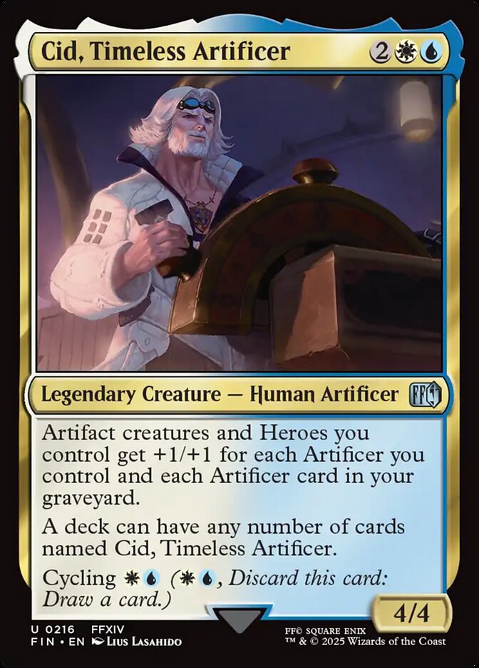 Cid, Timeless Artificer card front