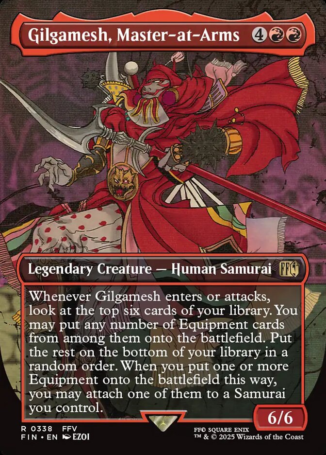 Gilgamesh, Master-at-Arms card front