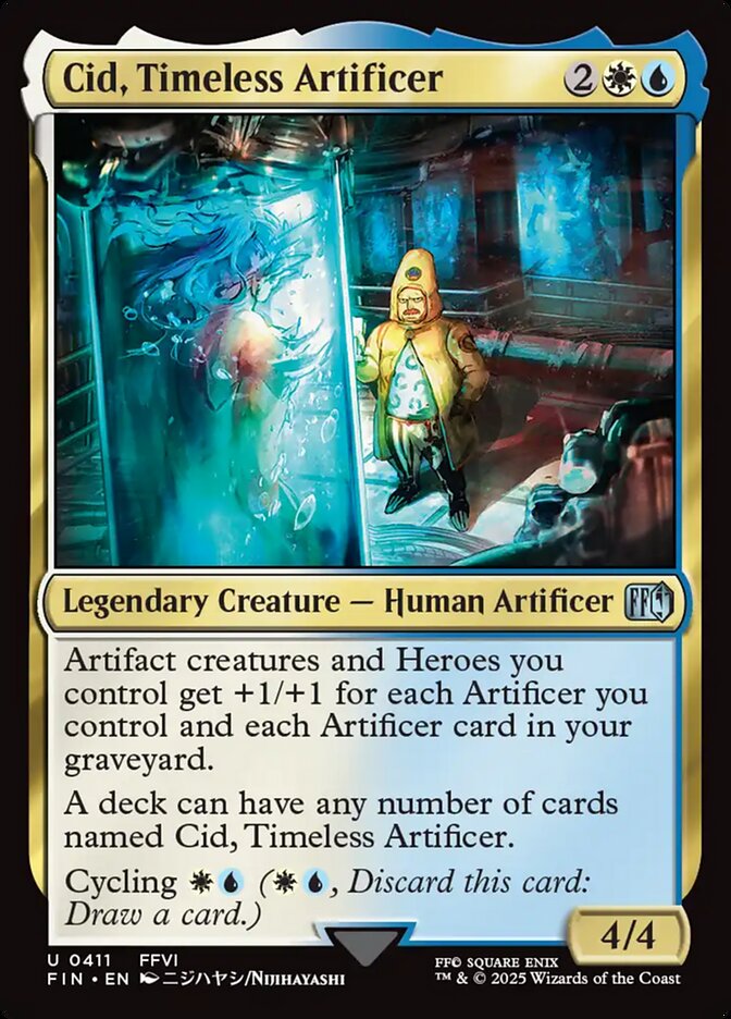 Cid, Timeless Artificer card front