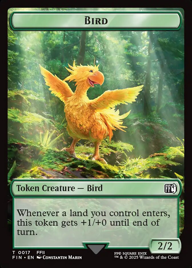 Bird card front