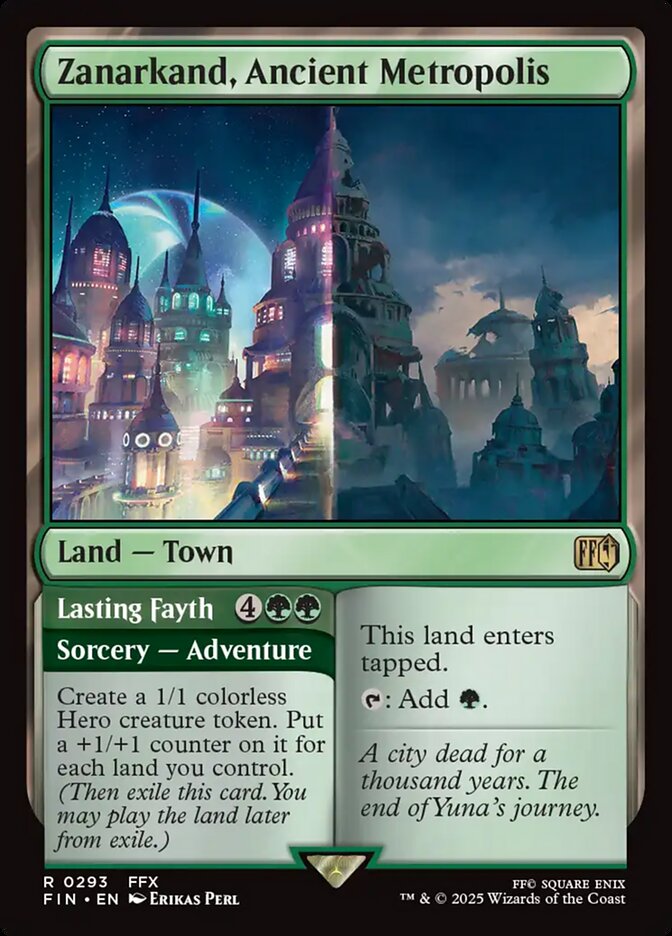 Zanarkand, Ancient Metropolis card front
