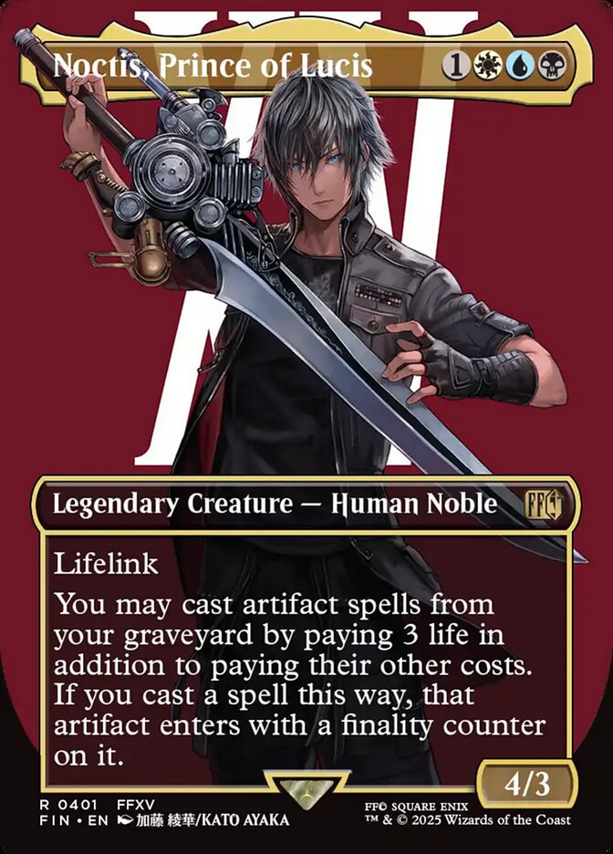 Noctis, Prince of Lucis card front