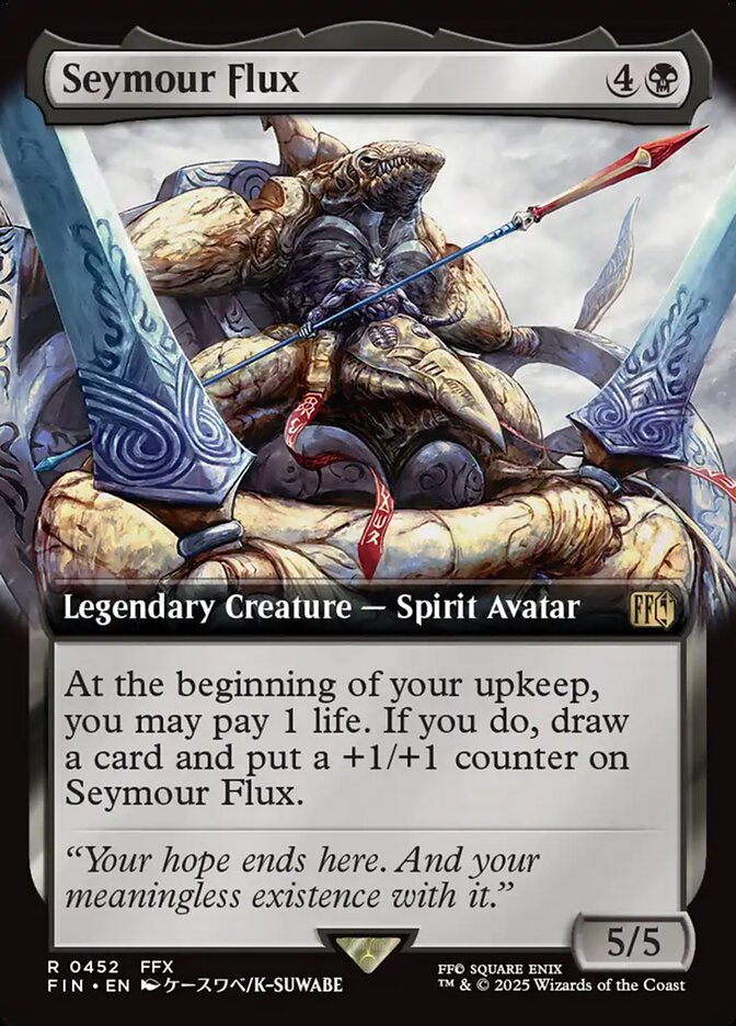 Seymour Flux card front