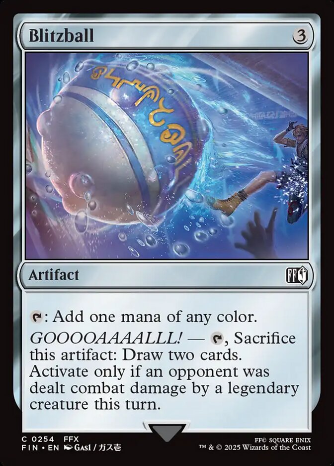 Blitzball card front