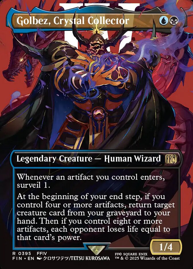 Golbez, Crystal Collector card front