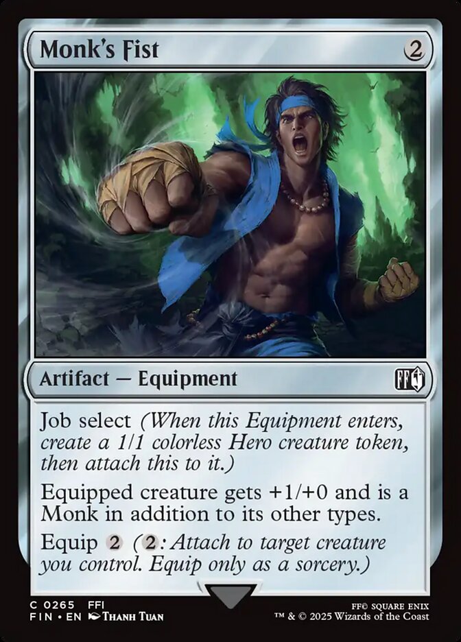 Monk's Fist card front
