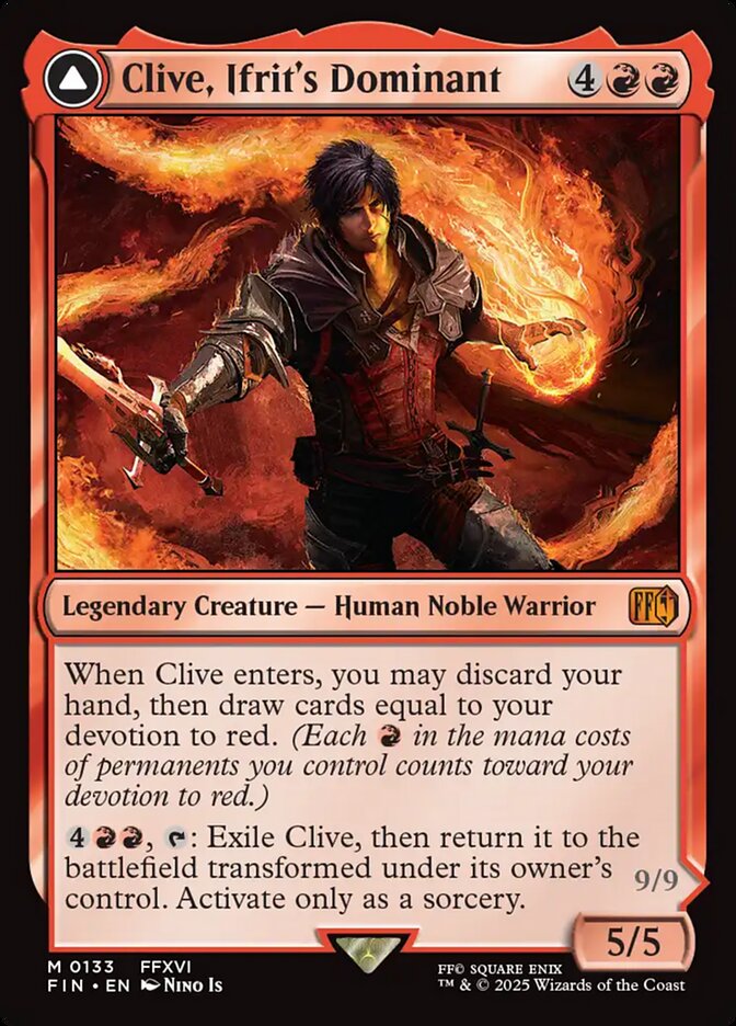 Clive, Ifrit's Dominant card front