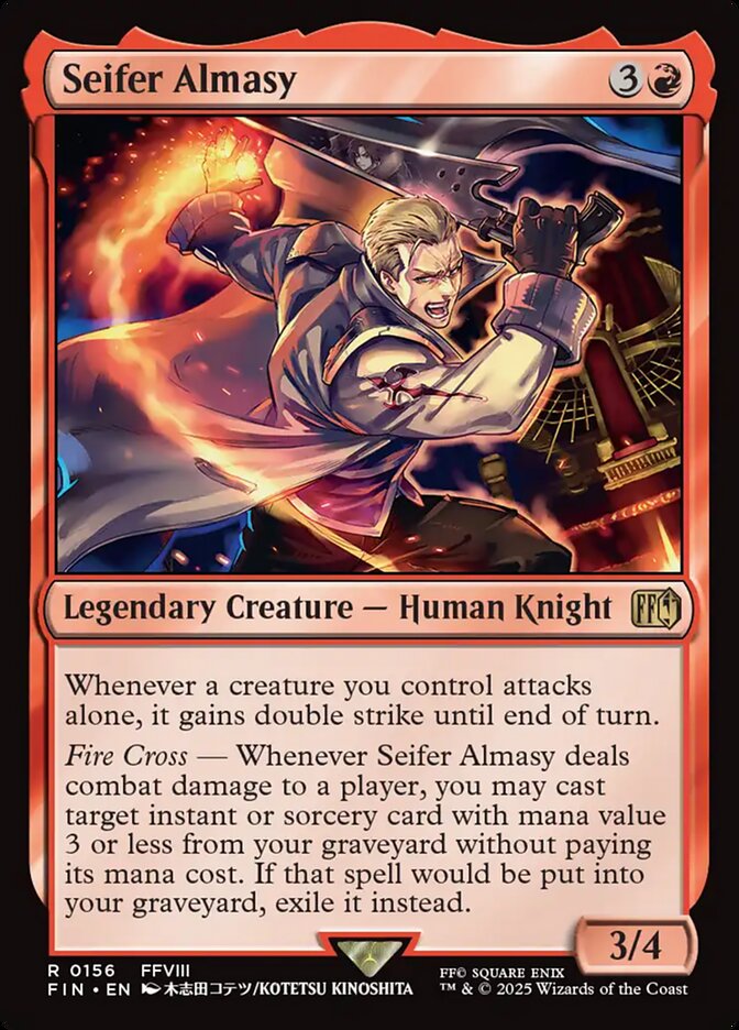 Seifer Almasy card front