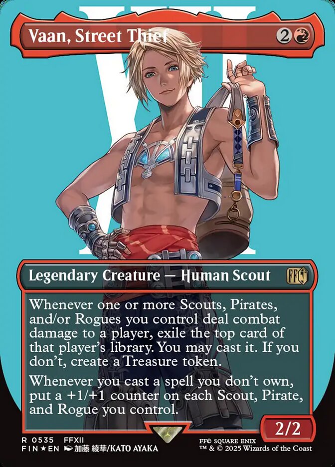 Vaan, Street Thief card front